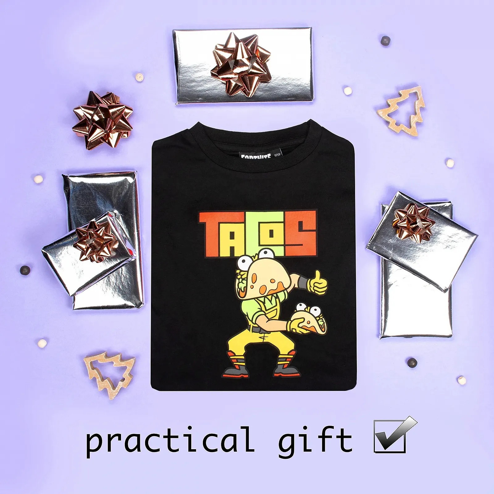 Піжама Fortnite Guaco Tacos з довгими рукавами для хлопчиків, 100% бавовна, зимовий, фото №7