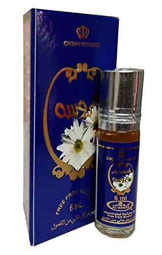 Парфюмерное масло Al Rehab Aroosah Business Square Musk 6 мл 100%, фото №1