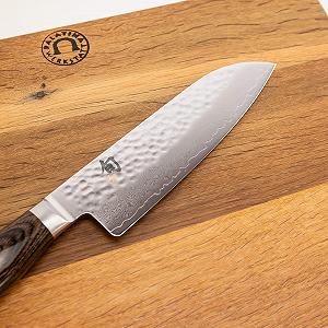 Набір ножів Santoku Kai Shun Premier Tim Mälzer TDM 1702 + Обробна дошка synthetic.ua - Фото 1