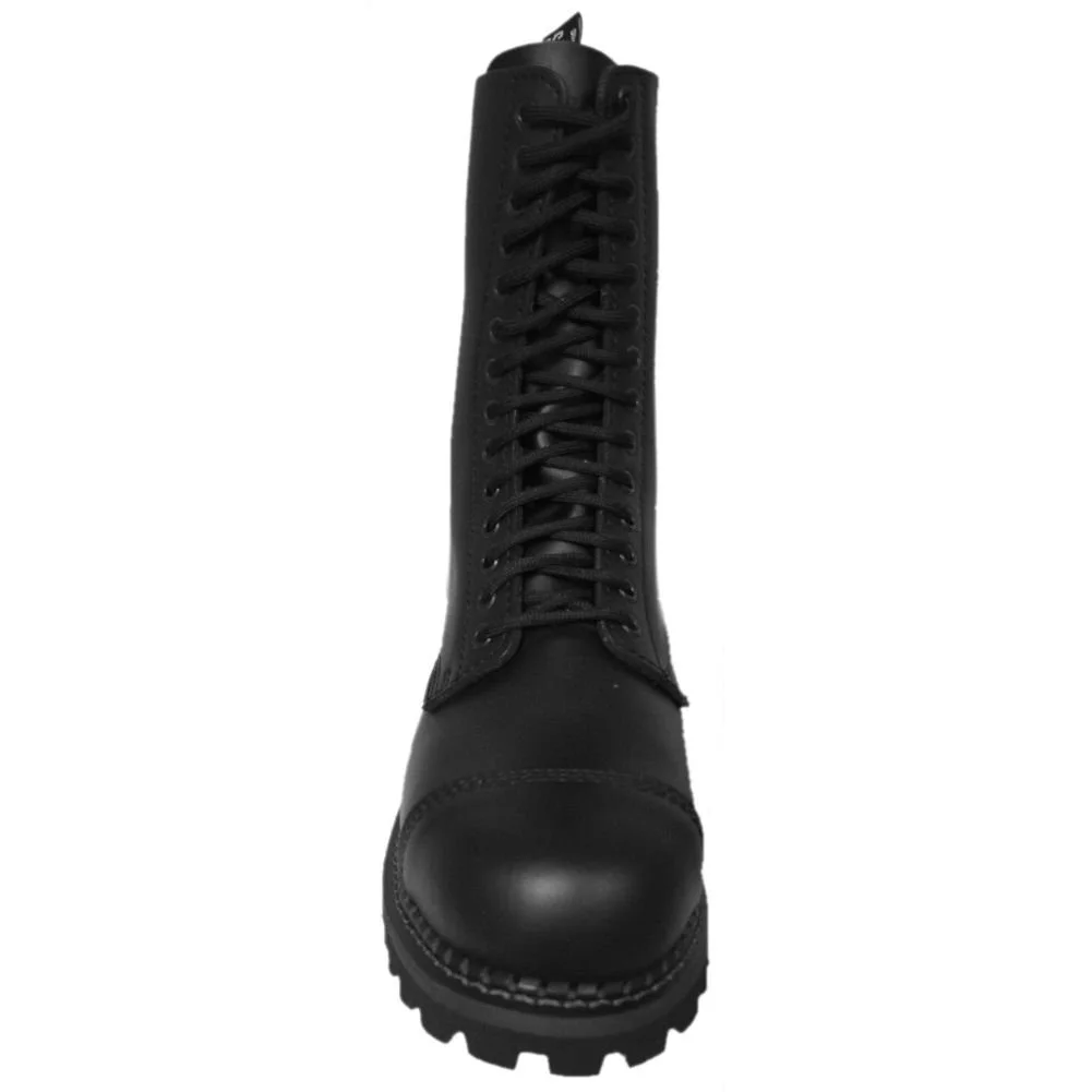 Чоботи Grinders Herald з сталевим носком Matt Varnish Black, фото №3