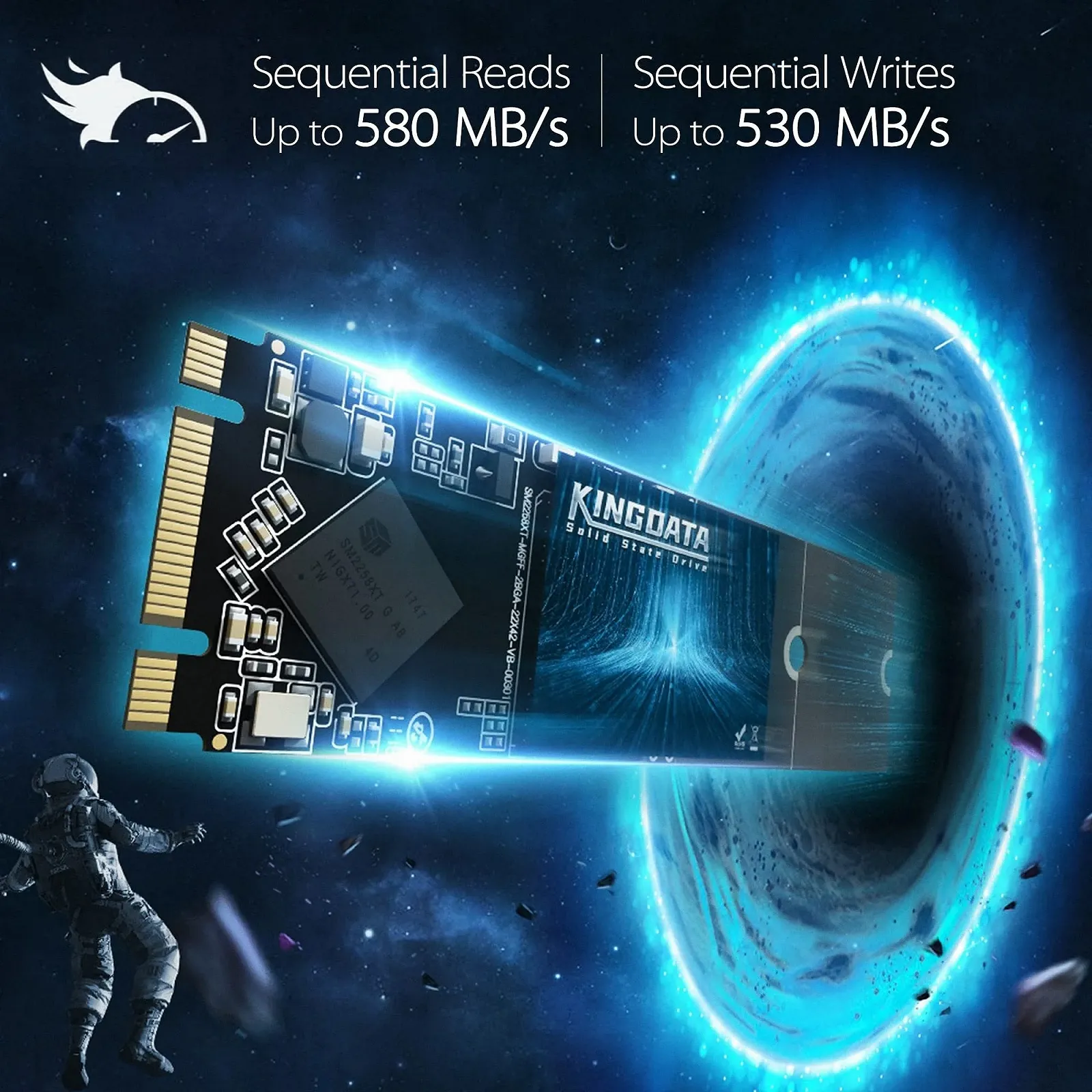 SSD Kingdata M.2 2280 4TB SATA III, фото №2 SSD Kingdata M.2 2280 4TB SATA III, фото №2