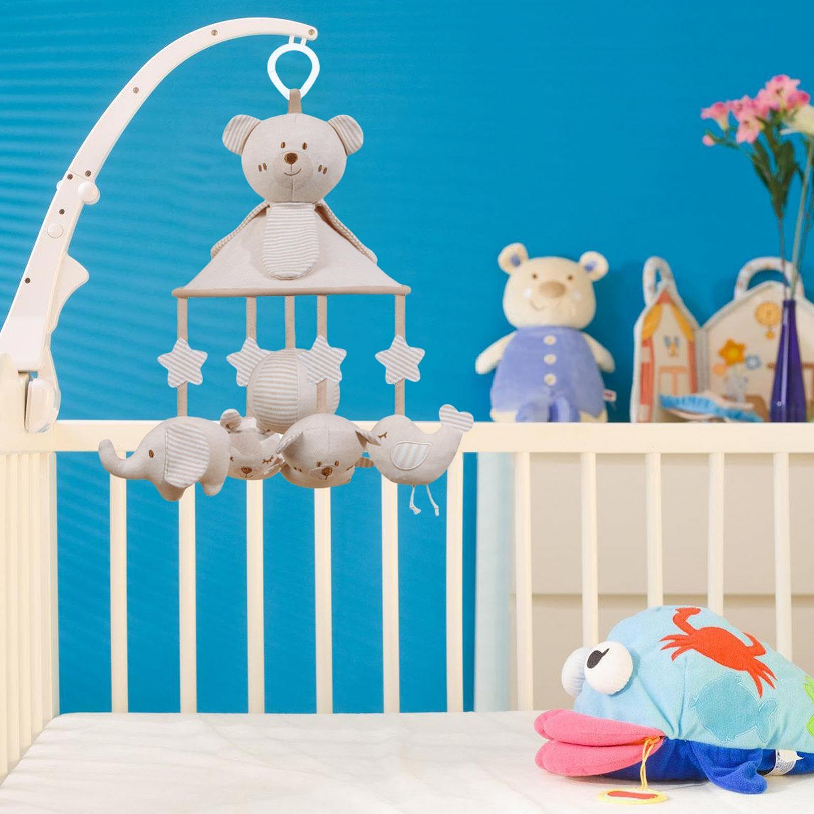 Мобиль для кроватки Cyatfcn Bear Классический Абажур Натуральные Животные Многоцветный, фото №2