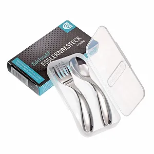 Купить Набор детских столовых приборов GRÄWE 2 предмета в пластиковой коробке - Фото 1 Набор детских столовых приборов GRÄWE 2 предмета в пластиковой коробке - Фото 1