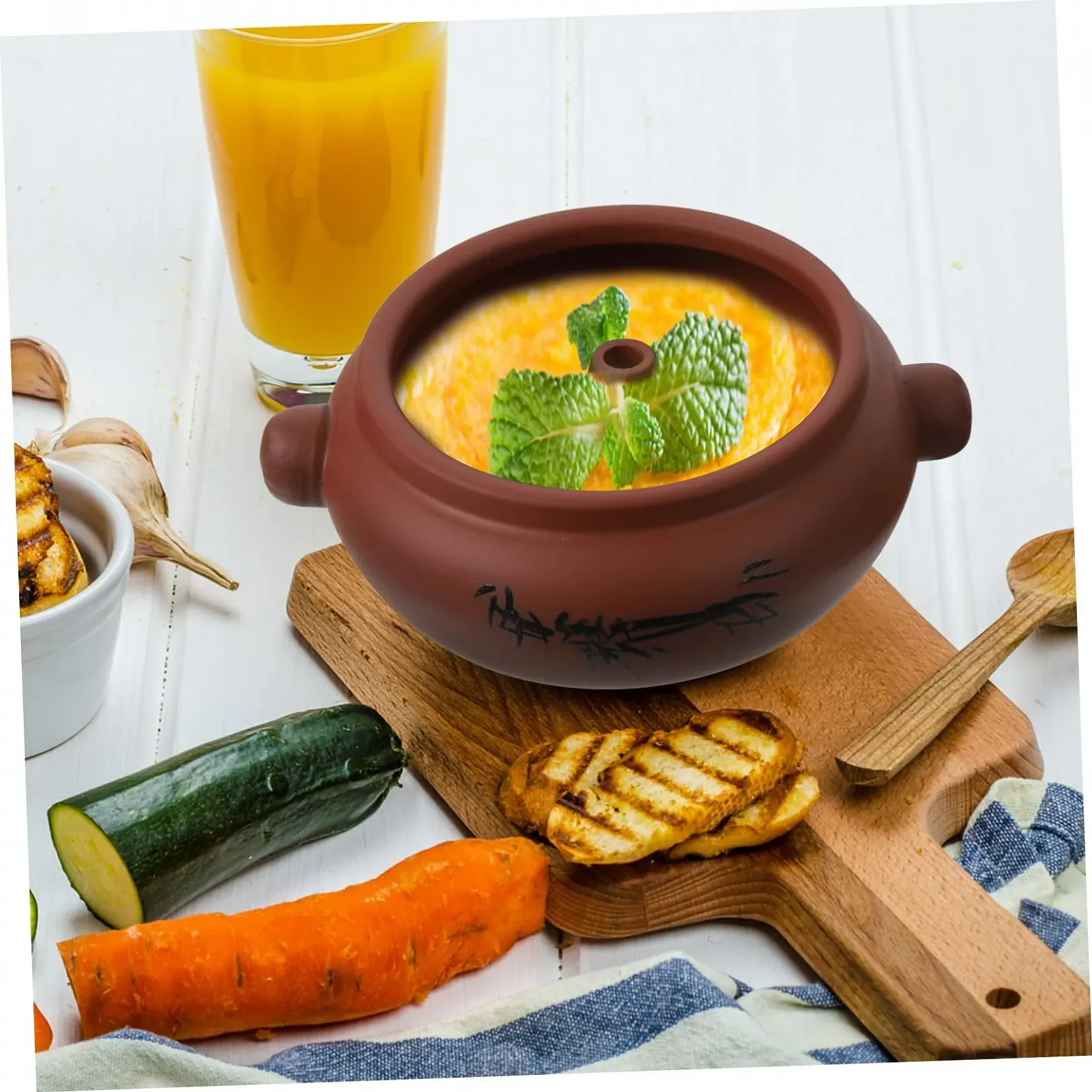 Керамическая кастрюля Cabilock с антипригарным покрытием для супов и тушения, фото №8