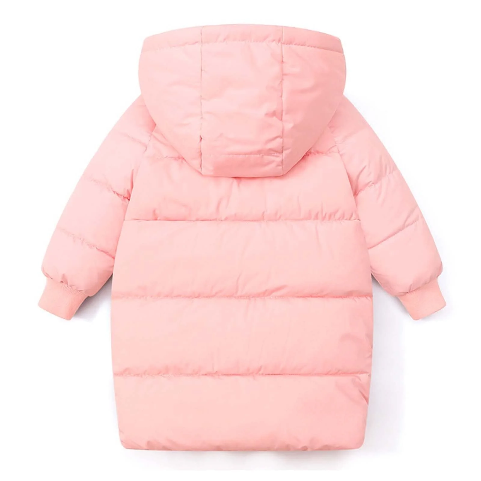 Зимове пальто для дівчат Generisch, довга куртка софтшел, фото №4