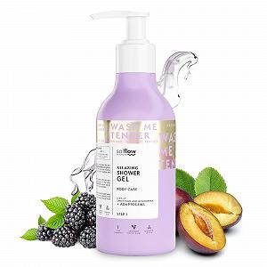 Гель для душу So!Flow Harmonising Blackberry and Plum З каоліном та токоферолом для жінок та дівчат - Фото 1