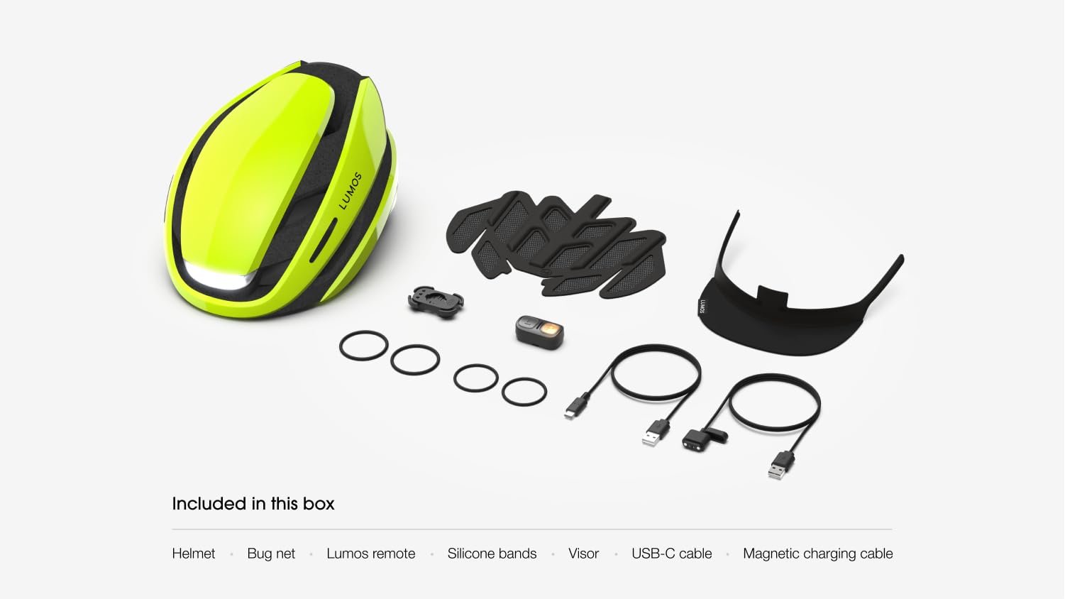 Шолом Lumos Ultra Smart Bicycle, передні та задні LED ліхтарі, покажчики поворотів, стоп-сигнали, Bluetooth, M/L, Electric Lime, фото №2