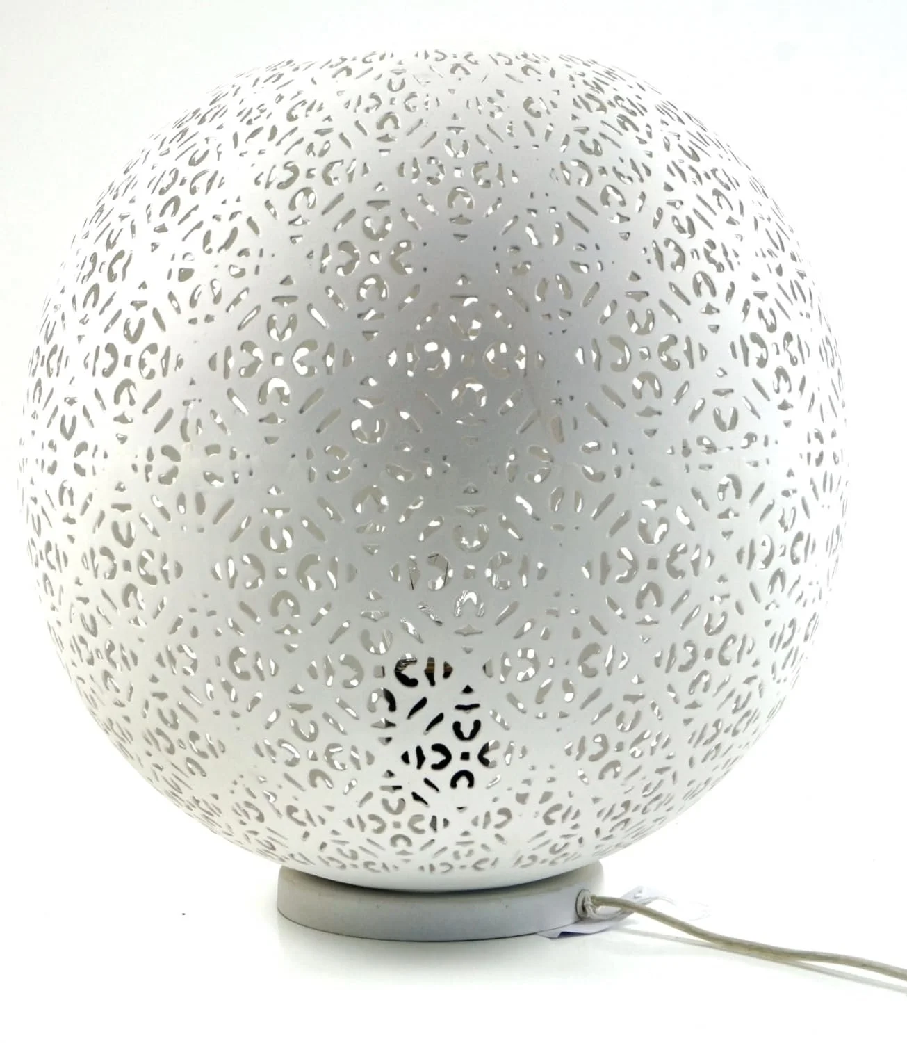 Настільна лампа GURU SHOP Moroccan Design сферична металева коричнева 30 x 30 x 30 см, фото №3