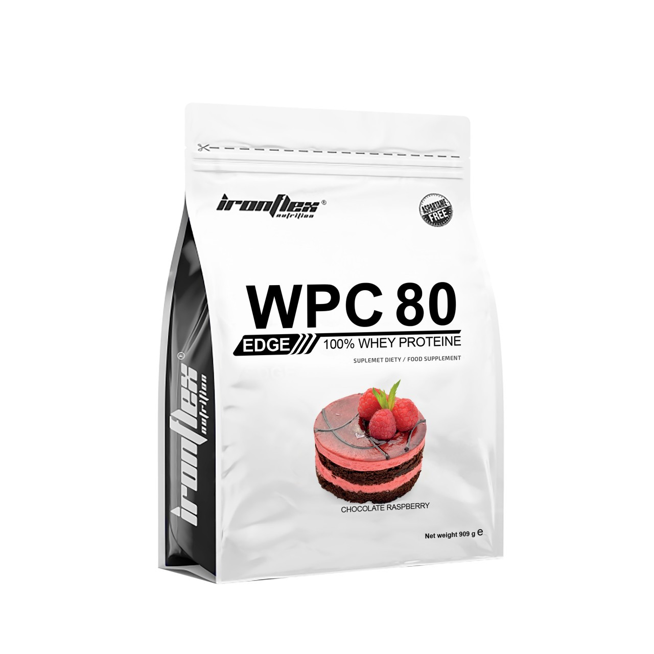 Протеин IronFlex WPC80 EDGE 909 g Chocolate Strawberry, фото №1