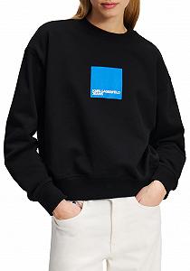 Женская Толстовка KARL LAGERFELD JEANS Reg Box Logo Sweat - Фото 1