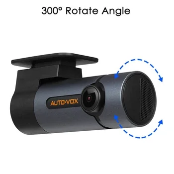 Відеореєстратор AUTO-VOX D6 Pro / Full HD / 152° / Wi-Fi / Нічне бачення /  Чорний, фото №5