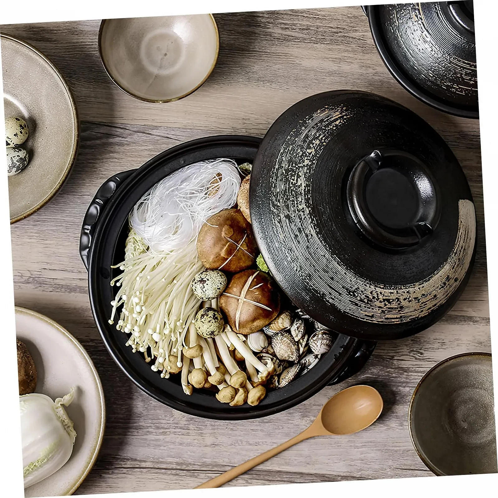 Кастрюля керамическая небольшая с компенсацией давления воздуха цветная, фото №6 Кастрюля керамическая небольшая с компенсацией давления воздуха цветная, фото №6