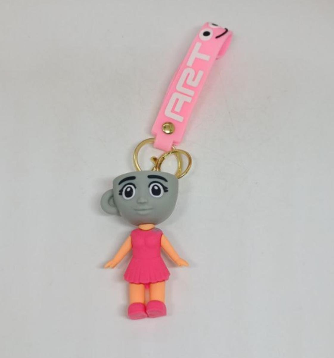 Брелок Балерина Капучино Итальянские брейнрот мем Ballerina Cappuccina фигурка игрушка для ключей, рюкзака, сумки 6 см, фото №2