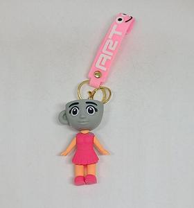 Брелок Балерина Капучино Итальянские брейнрот мем Ballerina Cappuccina фигурка игрушка для ключей, рюкзака, сумки 6 см synthetic.ua - Фото 1