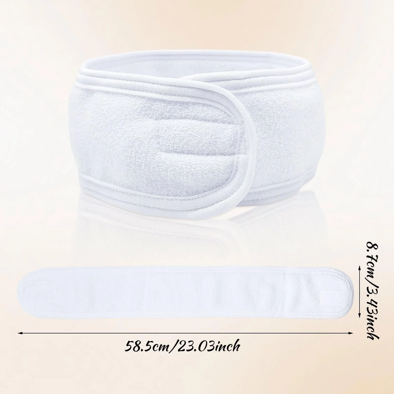 Набір косметичних пов'язок для волосся з застібкою-липучкою, фото №2