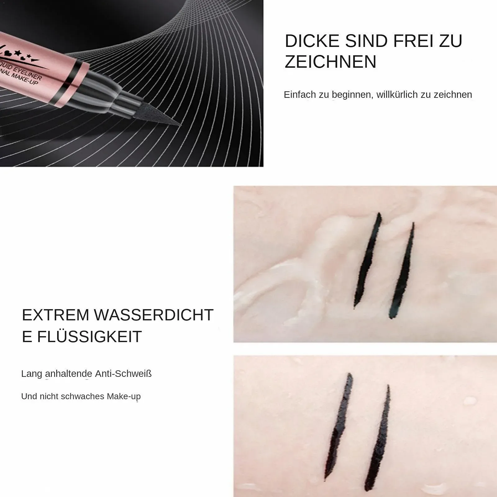 Подводка для глаз Gkumgwo Со штампом звезды, фото №4