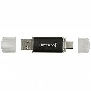 USB-флеш-накопичувач Intenso Twist Line 512 ГБ Dual USB 3.2 Gen 1x1 USB-C USB-A 70 МБ/с Антрацит synthetic.ua - Фото 1