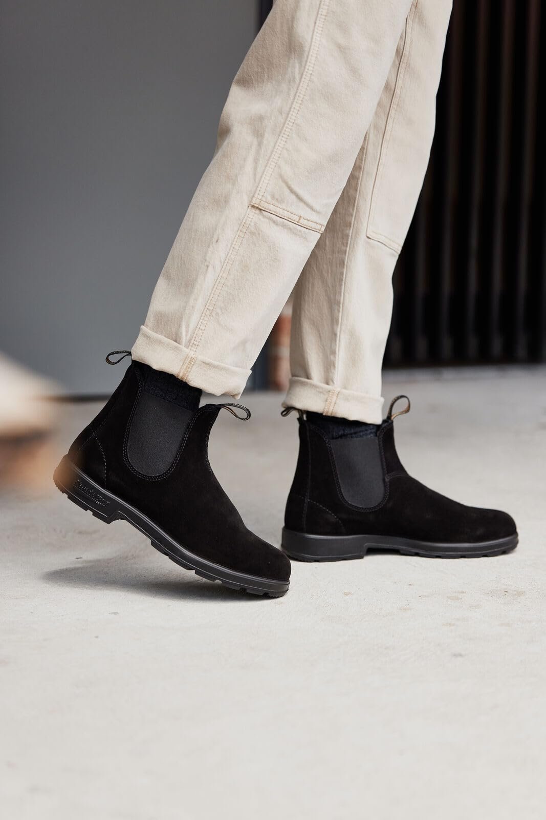 Челси Blundstone Original 500 Series 2405 Чёрный Замша, фото №4