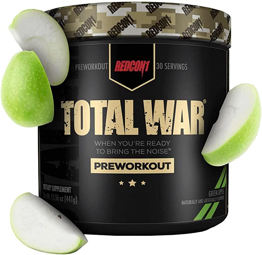 Предтренировочный комплекс Total War 435g Green Apple, фото №3