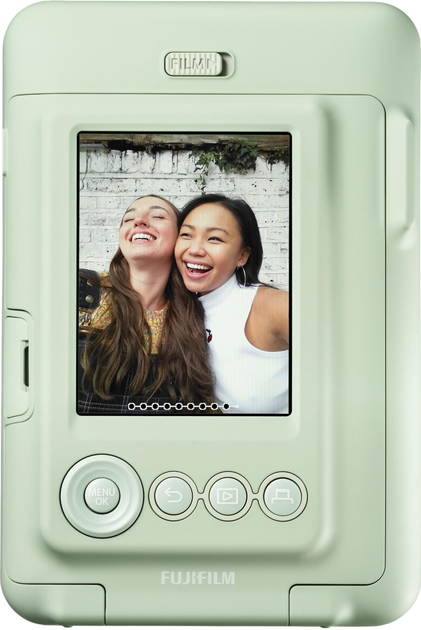 Камера миттєвого друку INSTAX mini LiPlay / фото 86 х 54мм / Green, фото №3