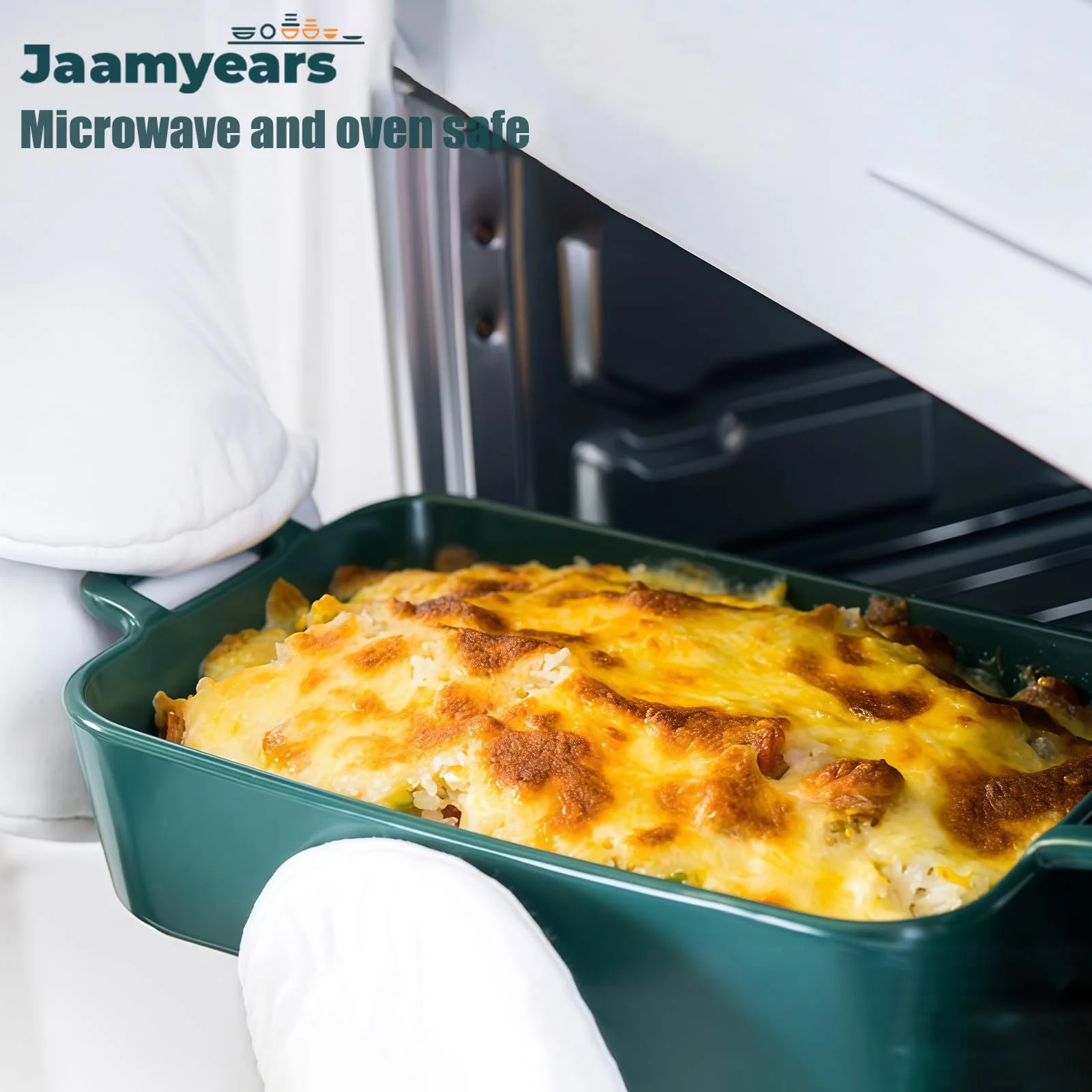 Форма для запікання прямокутна 800 мл для лазаньї керамічна, фото №4