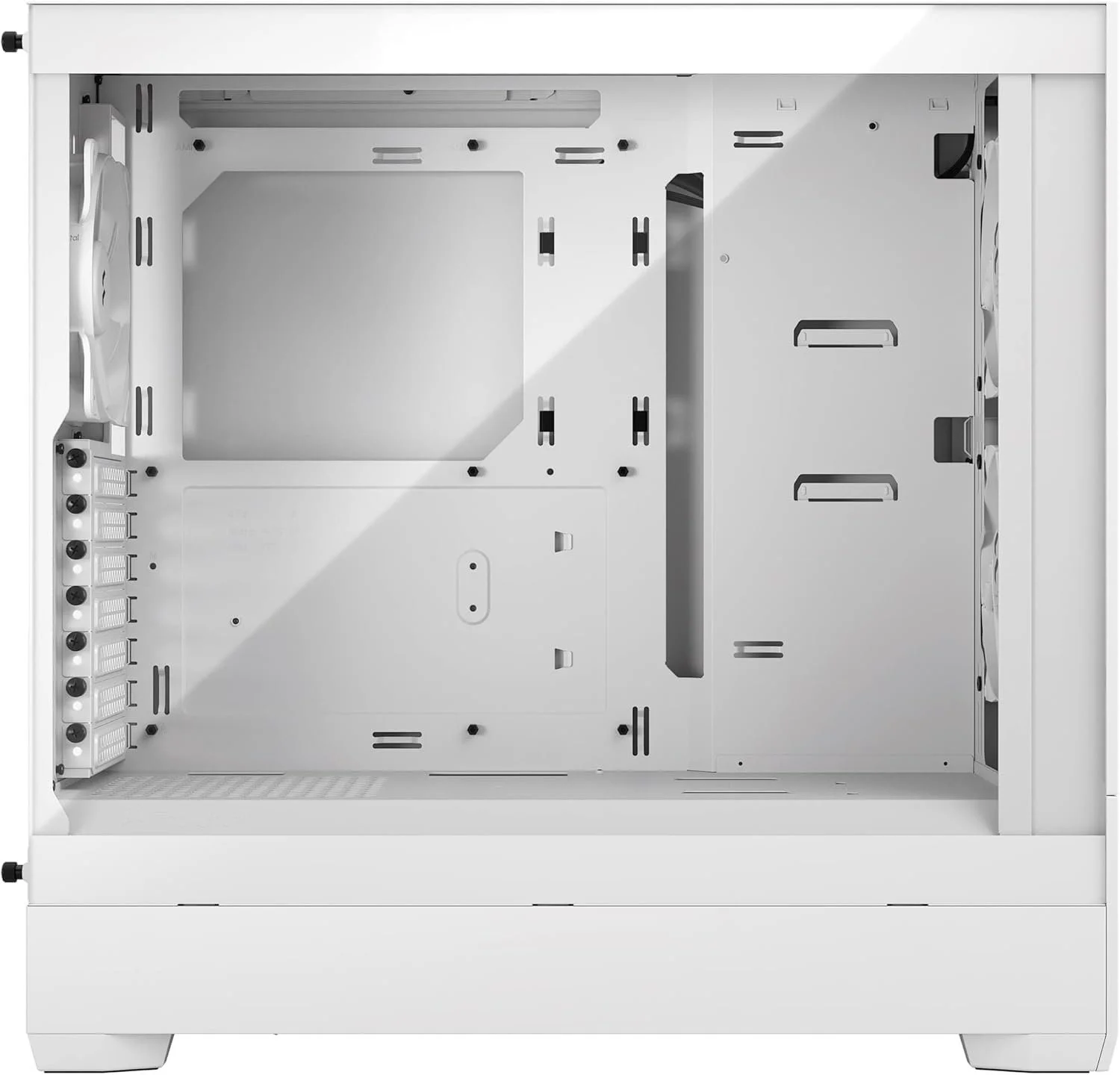 Корпус Fractal Design Pop Air / без БП / ATX, mATX, Mini-ITX / Midi-Tower / 3x120mm ARGB / Glass / USB 2.0 / White, фото №3