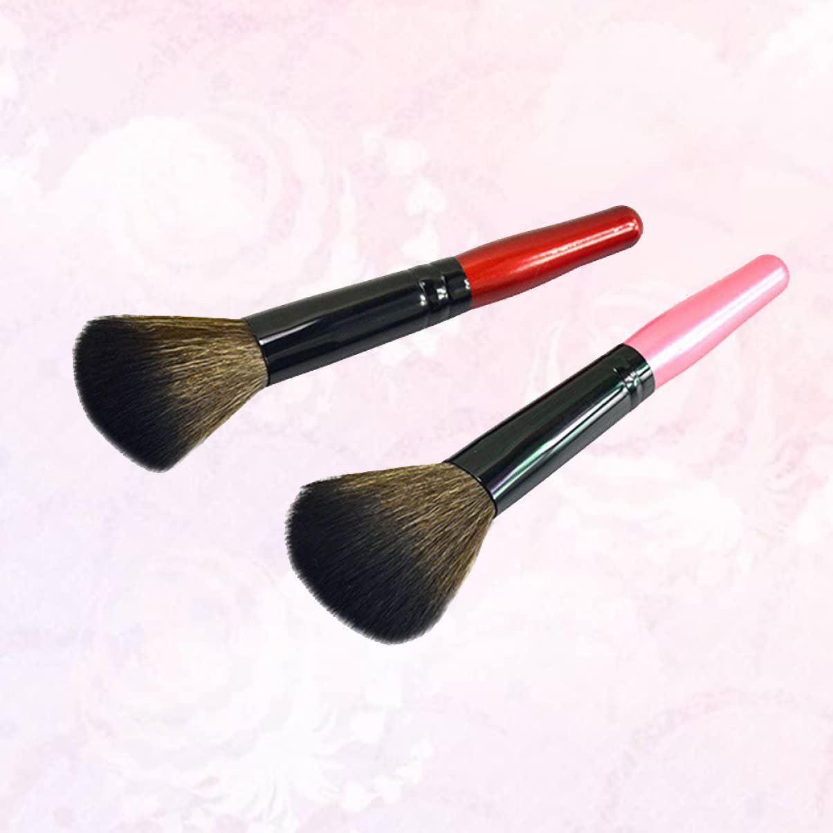 Кисть для консилера Miss Make Up Kabuki, кисть для румян, кисть для бронзера, кисть для пудры, 2 шт., фото №3