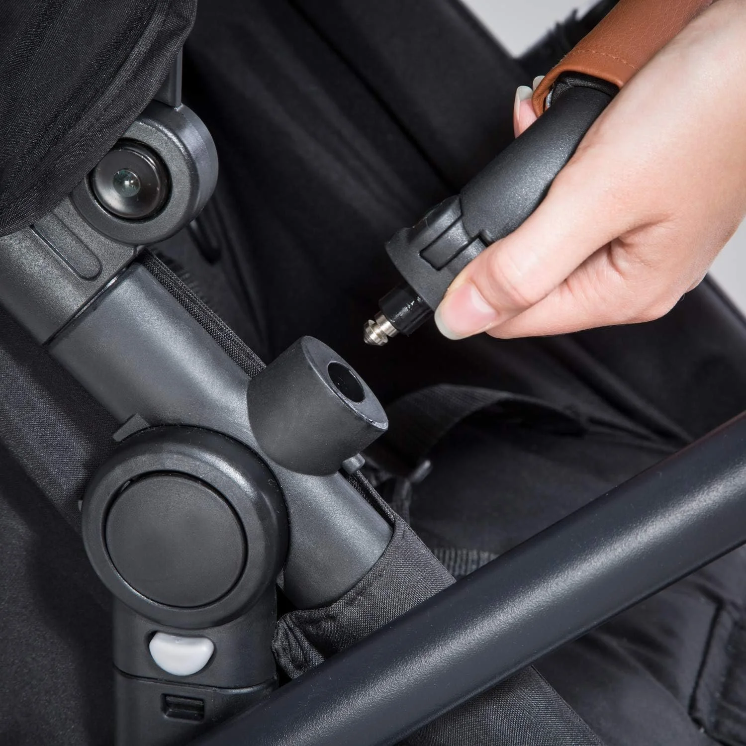 Система для подорожей Hauck з дитячою коляскою Pacific 3 Shop N Drive / 3-колісний / Регульована висота / Чорний, фото №10