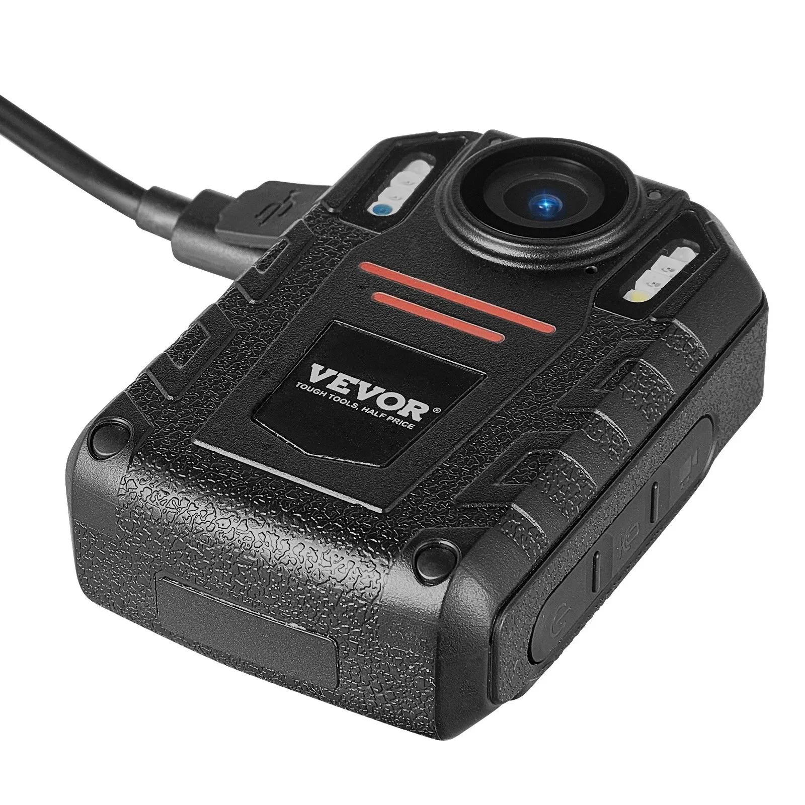 Нагрудний відеореєстратор Vevor T1 / 2К / 150° / 64ГБ вбудованої пам'яті / Чорний, фото №3 Нагрудний відеореєстратор Vevor T1 / 2К / 150° / 64ГБ вбудованої пам'яті / Чорний, фото №3