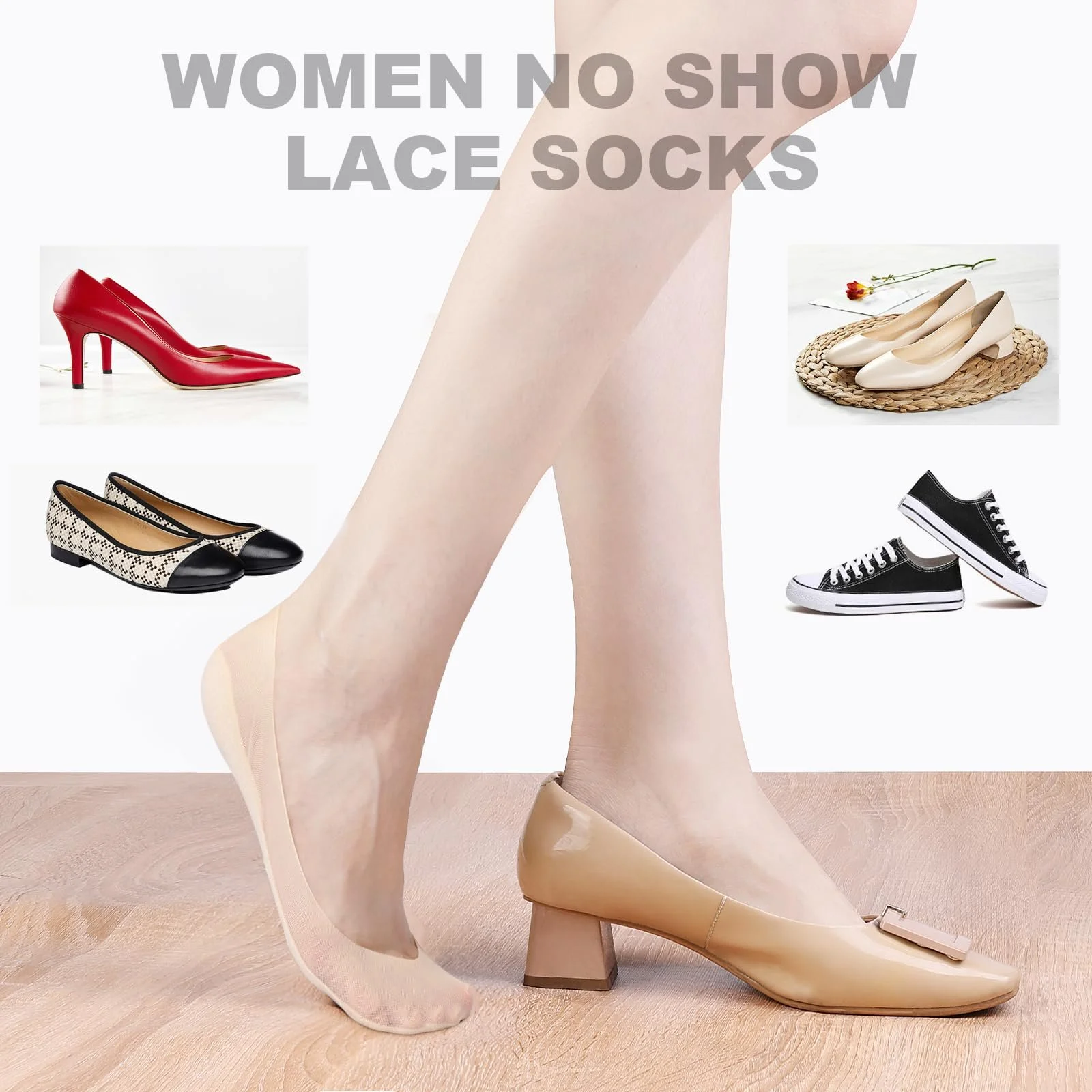 Шкарпетки Ultra Invisible жіночі 6 пар, фото №6 Шкарпетки Ultra Invisible жіночі 6 пар, фото №6