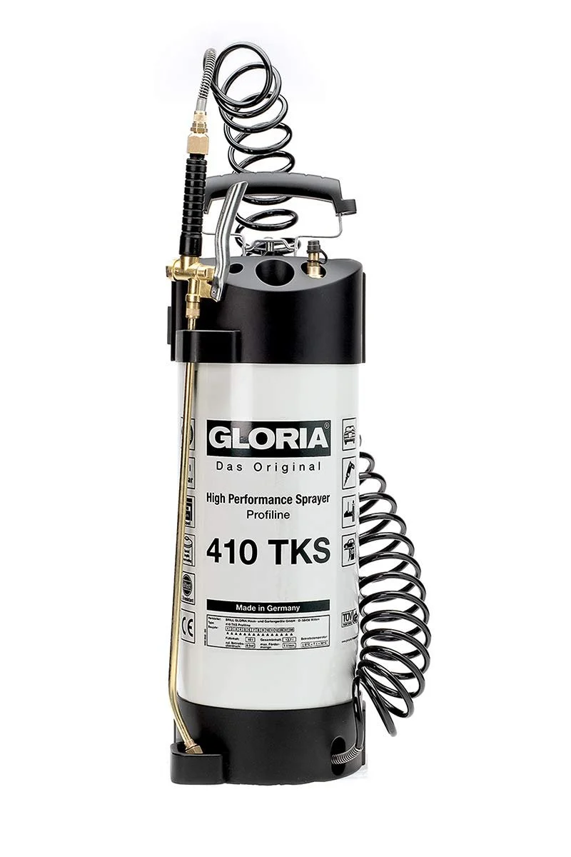 Высокопроизводительный опрыскиватель GLORIA Profiline 410 TKS 10 л стальной 6 бар, фото №1
