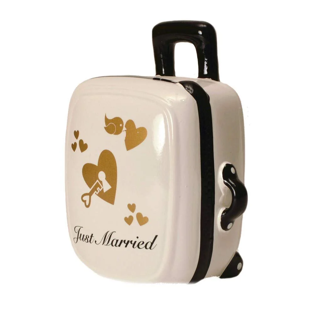Скарбничка trendaffe Honeymoon у формі валізи керамічна, фото №2