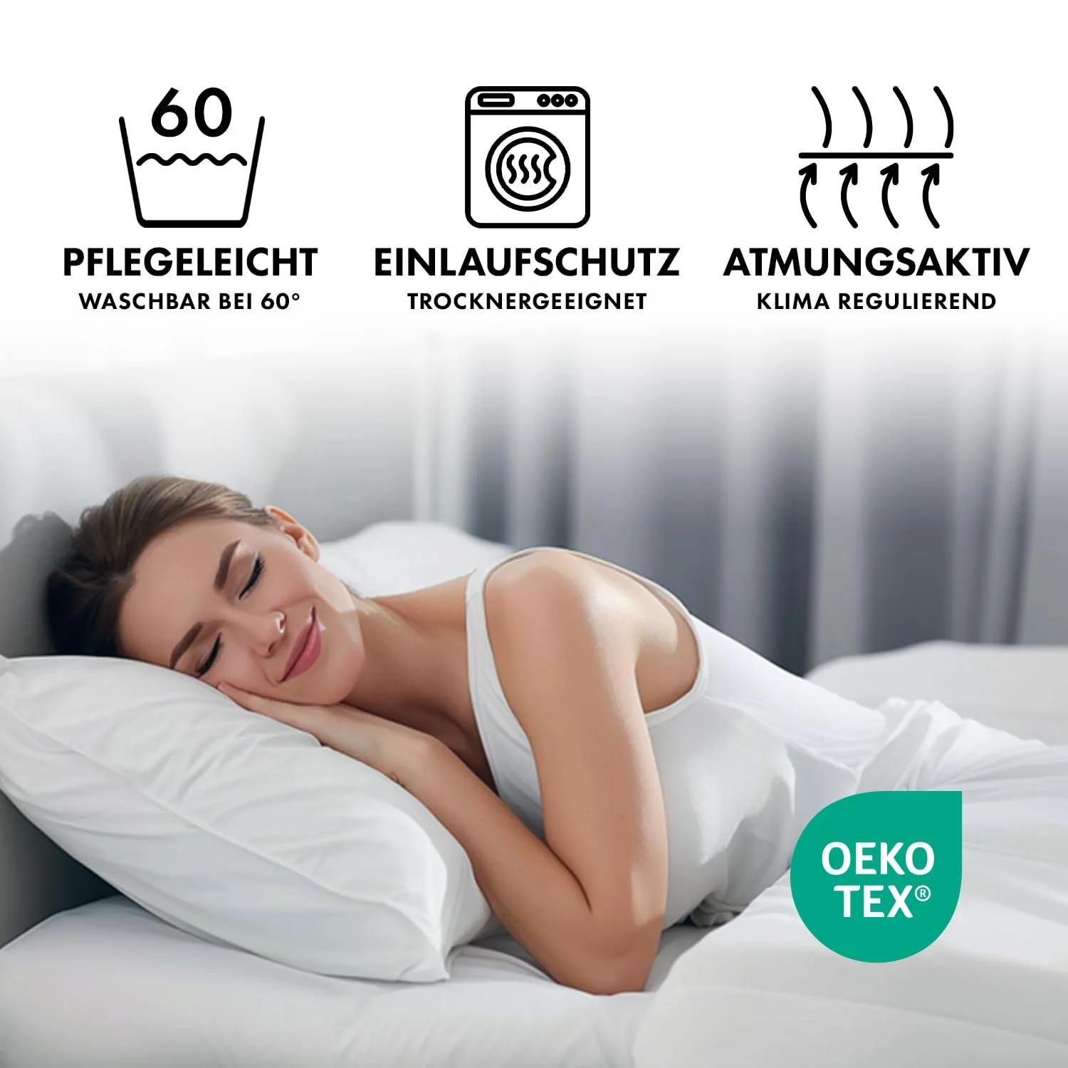 Простынь на резинке Jersey Jacobson BASIC 180 x 200 см - 200 x 200 см Серый, фото №6