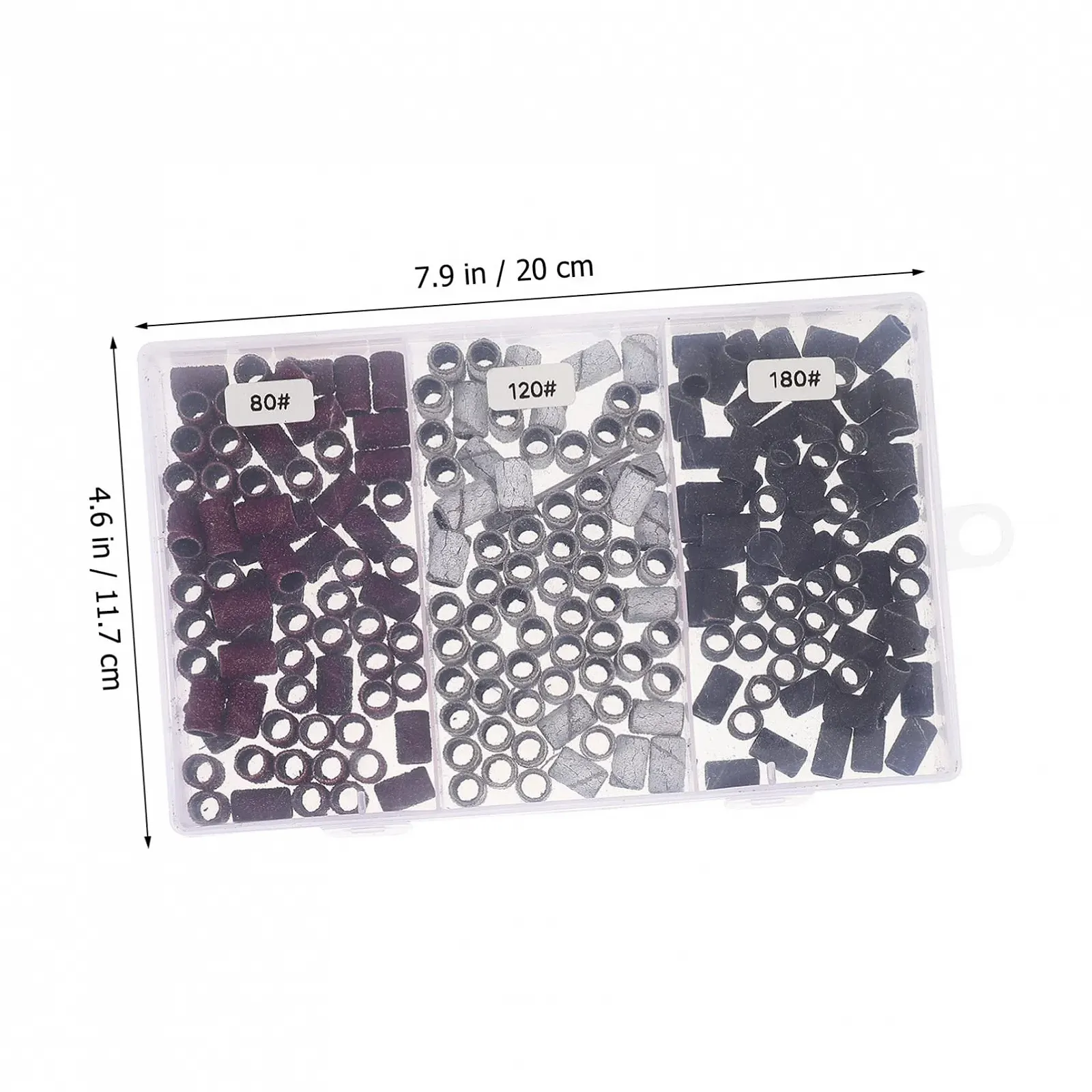 Полировочное кольцо OATIPHO 210 шт. с полировальными головками для маникюра, натуральных ногтей и прочего из высококачественного материала, фото №5