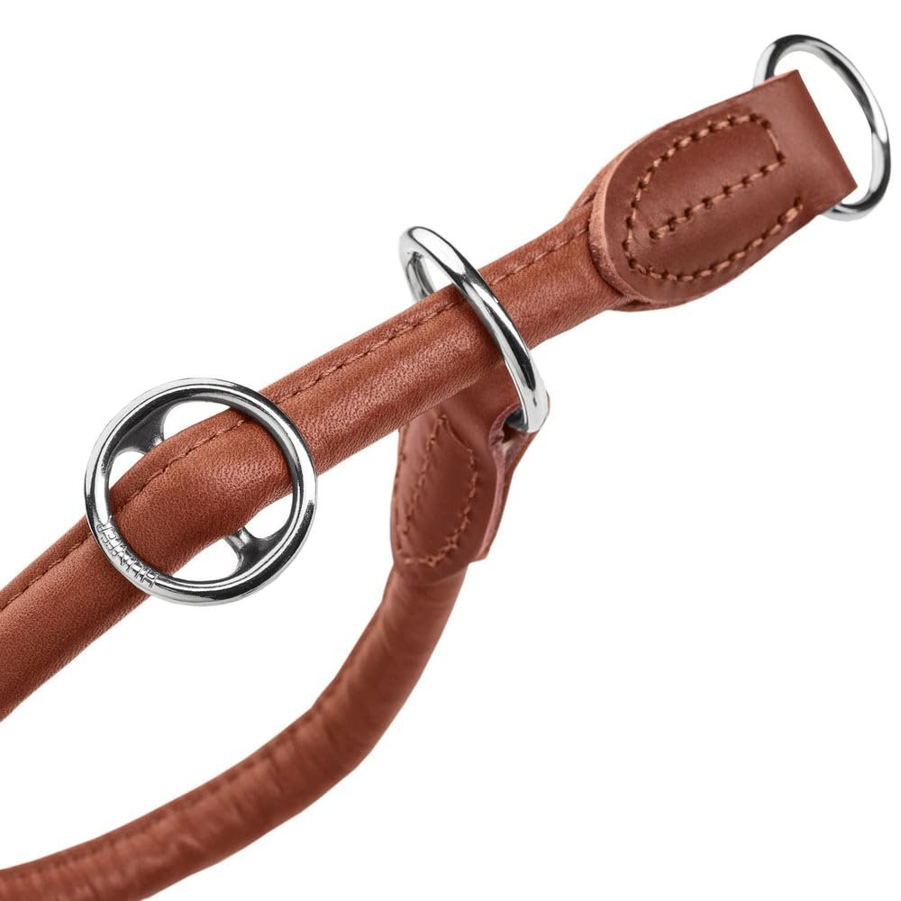Нашийник HUNTER Round & Soft Canadian UP Dressage Cognac M-L, фото №3