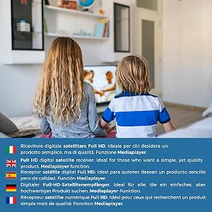 Ресивер Digiquest DVB-S2 8010 HD DEU, медиаплеер, черный, HEVC 265 MAIN10 synthetic.ua - Фото 1