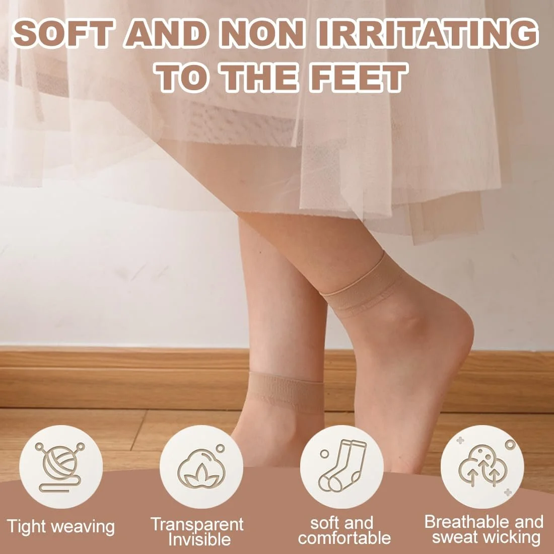 Носки Нейлоновые Женские 36-40 Прозрачные Щиколотки Черный, Телесный, фото №6 Носки Нейлоновые Женские 36-40 Прозрачные Щиколотки Черный, Телесный, фото №6