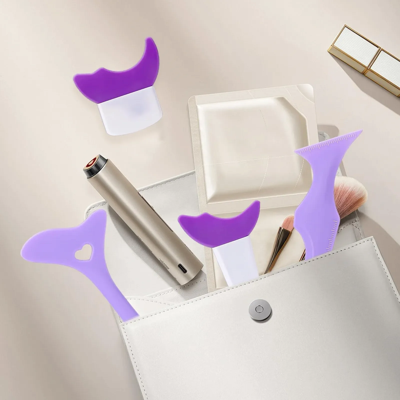 Набір Eyeliner Stencils Aid Tool Set Multifunctional, фото №7