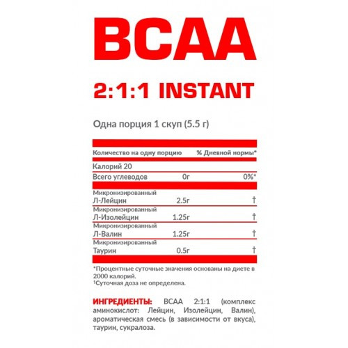 Аминокислоты BCAA 2:1:1 400 гр Орбит Минт, фото №2