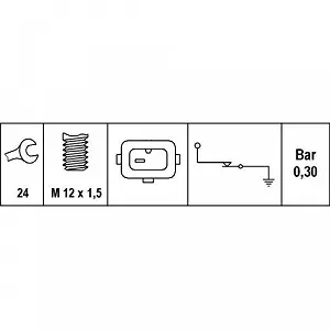 Датчик давления масла HELLA 6ZL 006 097-001 для BMW OPEL VAUXHALL GENERAL MOTORS MINI цена на synthetic.ua - Фото 1 Датчик давления масла HELLA 6ZL 006 097-001 для BMW OPEL VAUXHALL GENERAL MOTORS MINI synthetic.ua - Фото 1