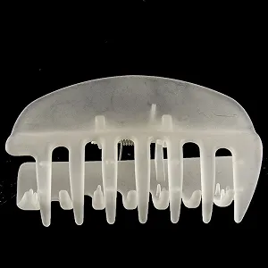 Заколка для волос большая WeLoveBeads 10 см кристальная матовая - Фото 1