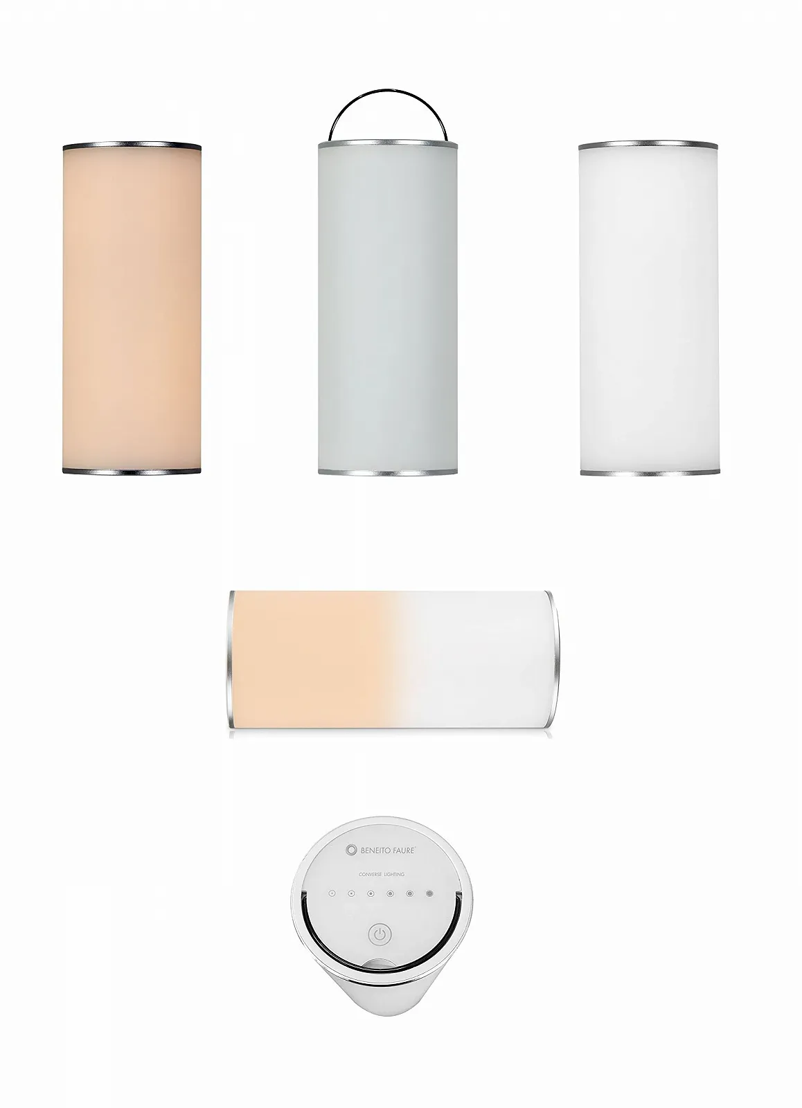 Настільна лампа Beneito Faure Converse LED 2.5 W 360° димована з регулюванням кольору 2700 K-5500 K акумуляторна, фото №1