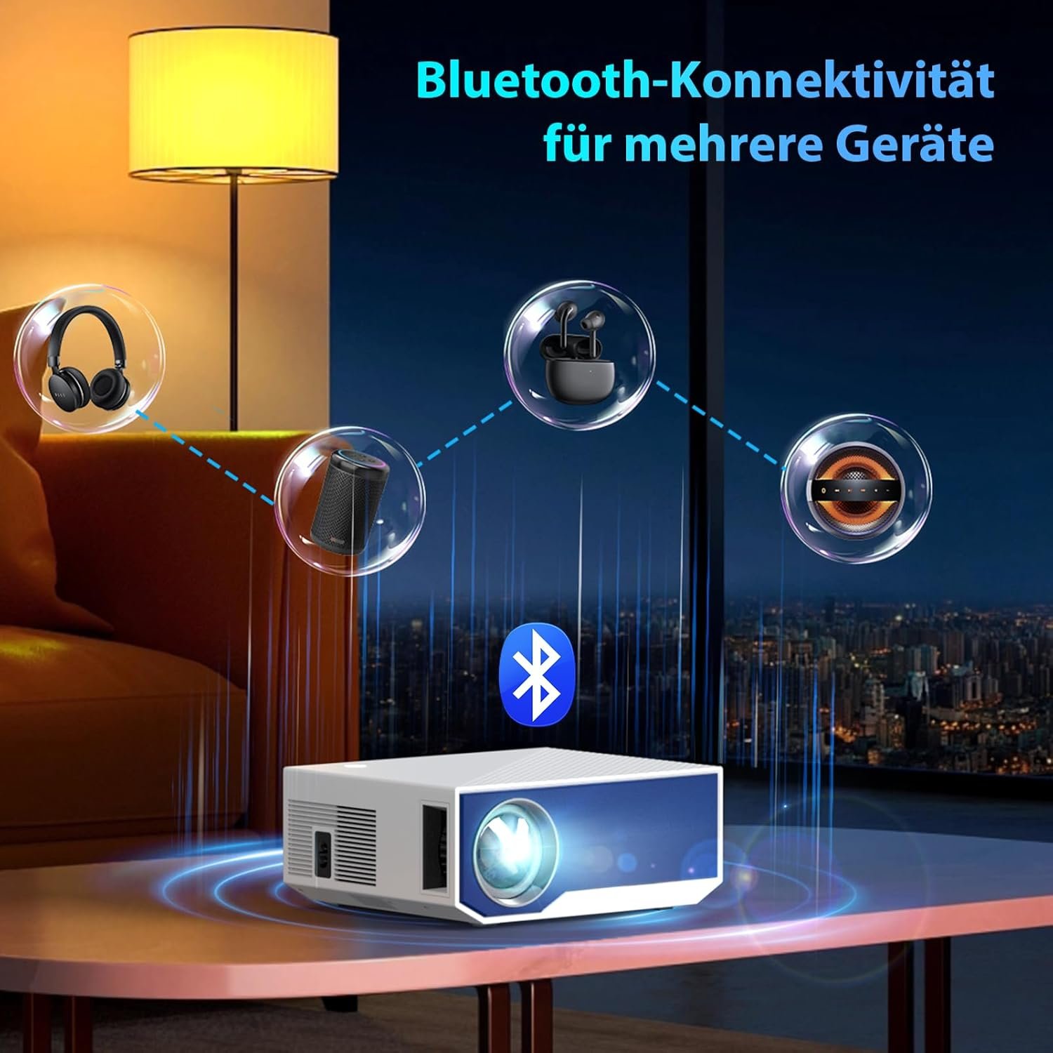 Проектор ZDK GC06 Full HD Wі-Fi Bluetooth, фото №3