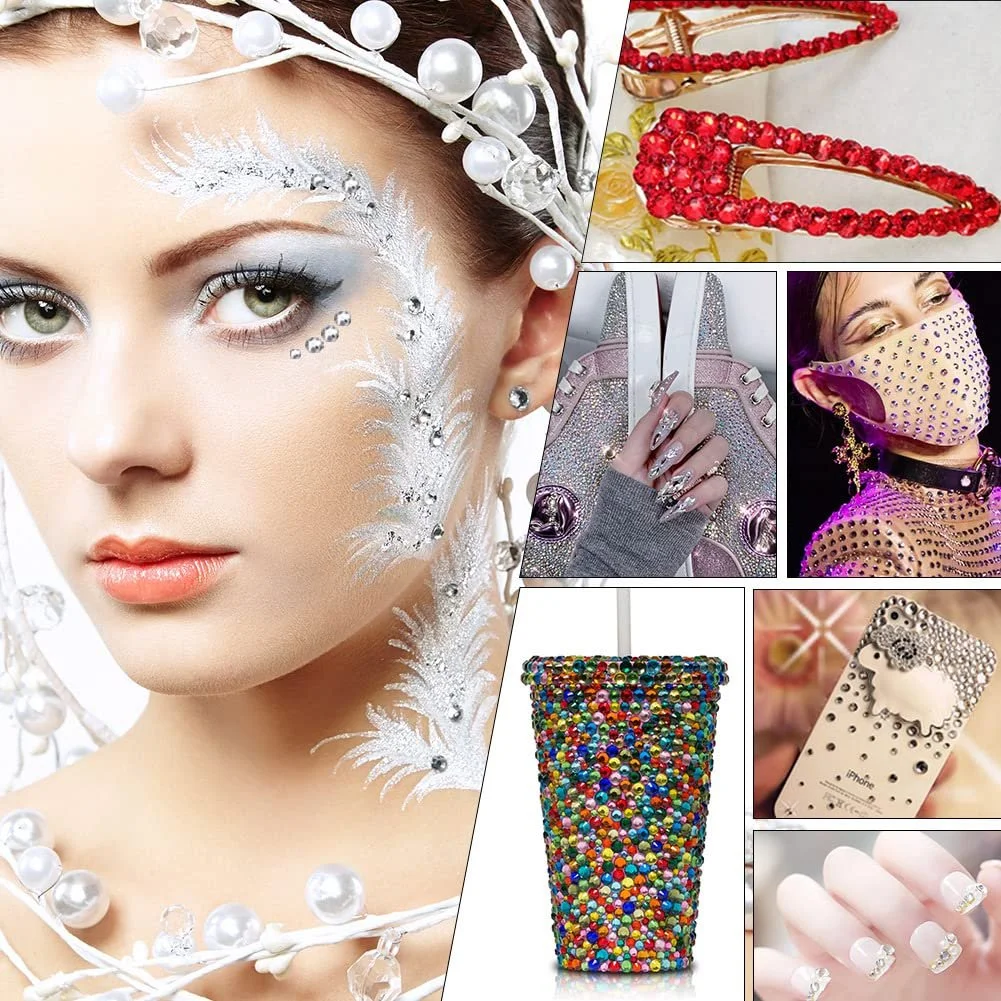 Стрази для нігтів Скло 6 Розмірів (SS4-SS16) Плоскі, фото №7 Стрази для нігтів Скло 6 Розмірів (SS4-SS16) Плоскі, фото №7