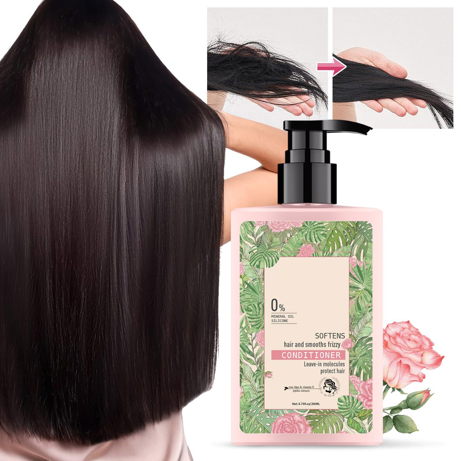 Кондиціонер HzN877 Rosenduft Leave-In-Conditioner Hagebuttenduft 200 мл, фото №1