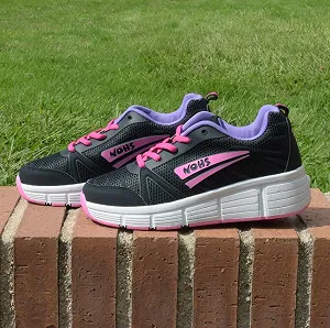 Кроссовки с автоматическими выдвижными колесами synthetic.ua - Фото 1