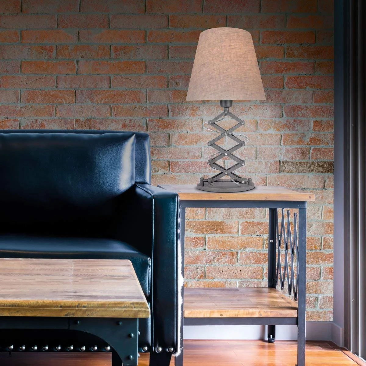 Настільна лампа Näve Adrienne 3157127 E27 Коричнева, фото №2