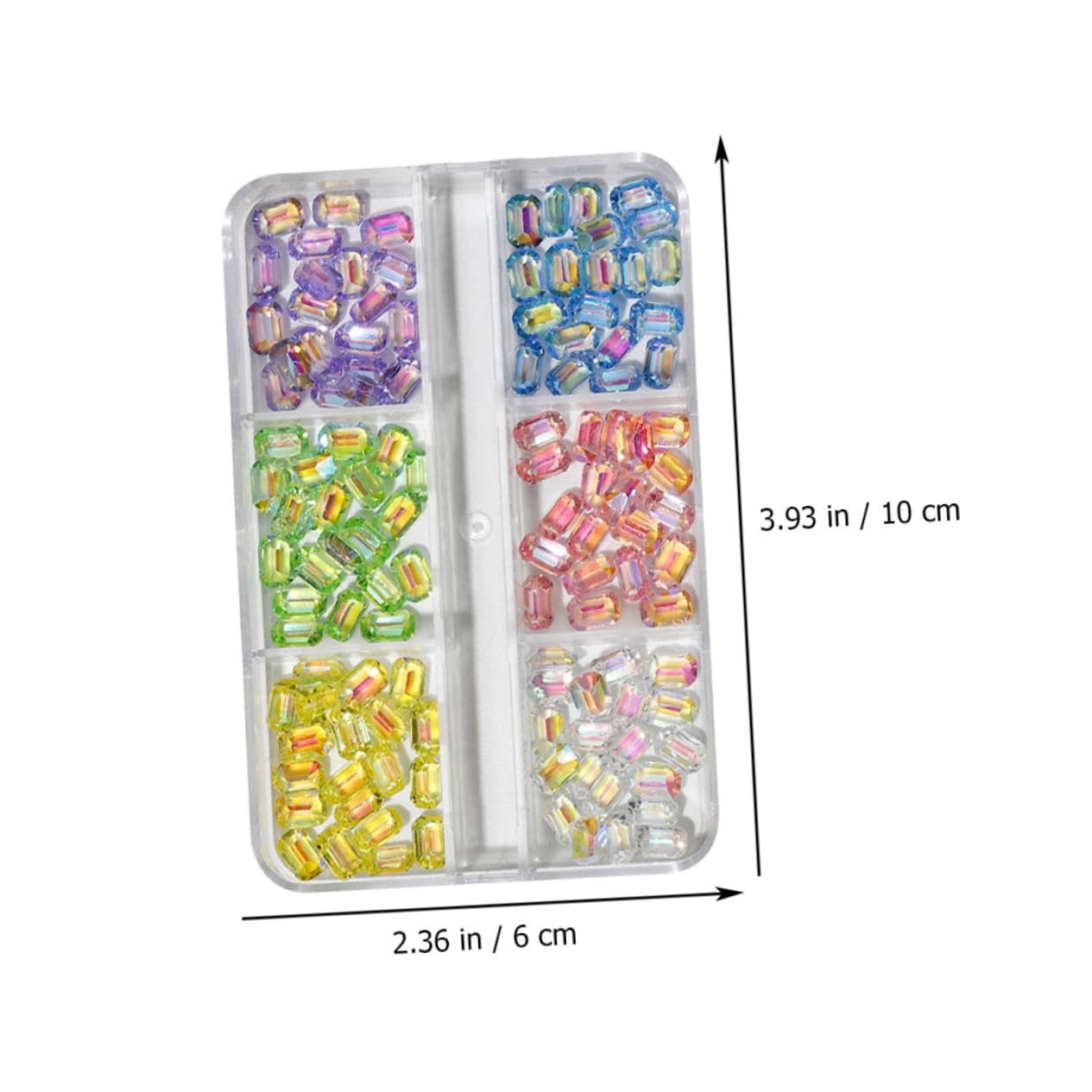 Прикраси Boxen, різнокольорові плоскі камені для творчого дизайну нігтів вдома та в салонах, фото №8