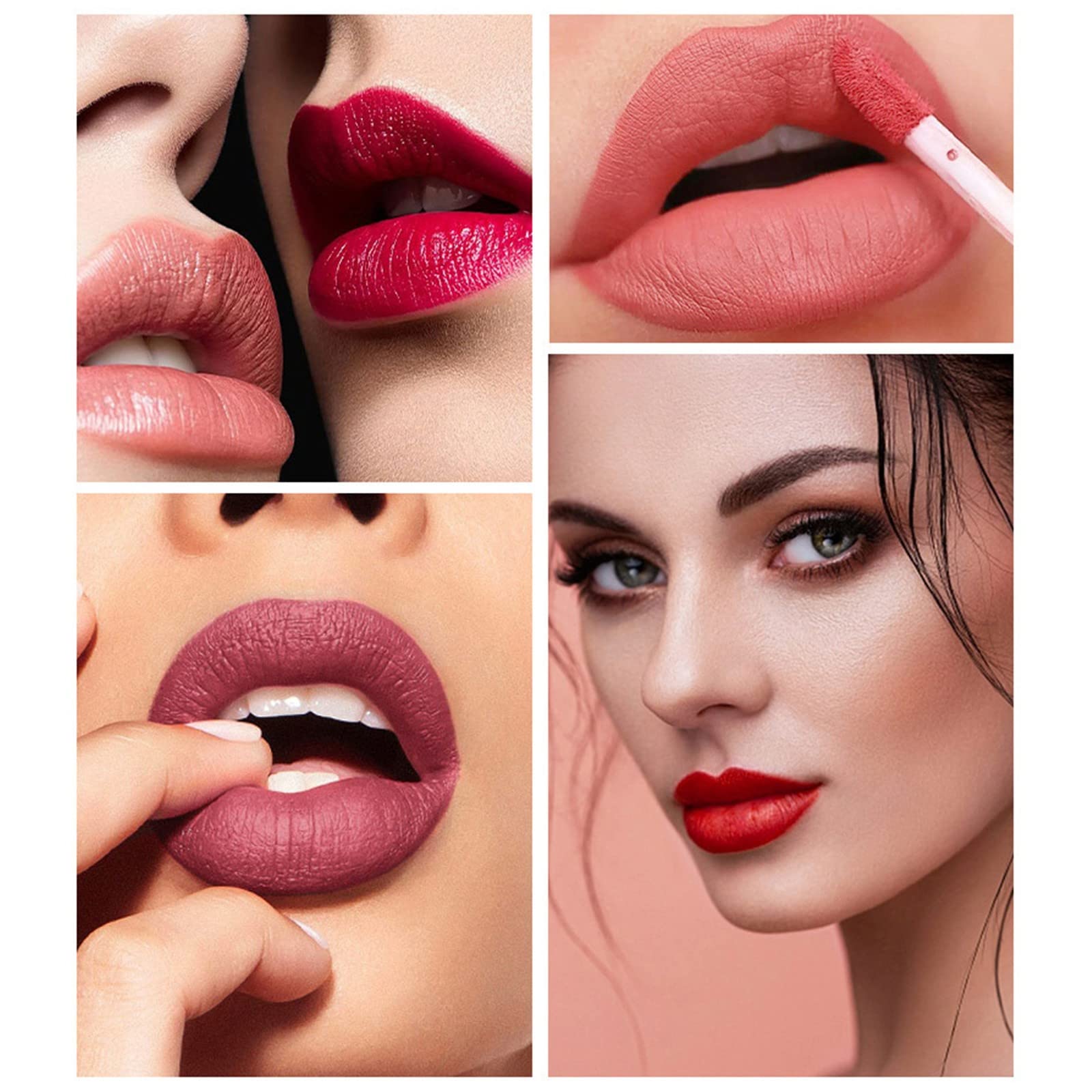 Набір блисків для губ 6 кольорів, стійкий колір, фото №4 Набір блисків для губ 6 кольорів, стійкий колір, фото №4