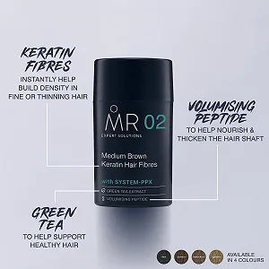 Волокна для волосся MR. Jamie Stevens Середньо-коричневий synthetic.ua - Фото 1